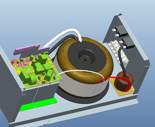Pure Sine Wave Power Inverter Inbuilt Copper Toroidal Transformer