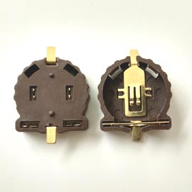 Cr1220 Button Battery Clips Holders Box Case