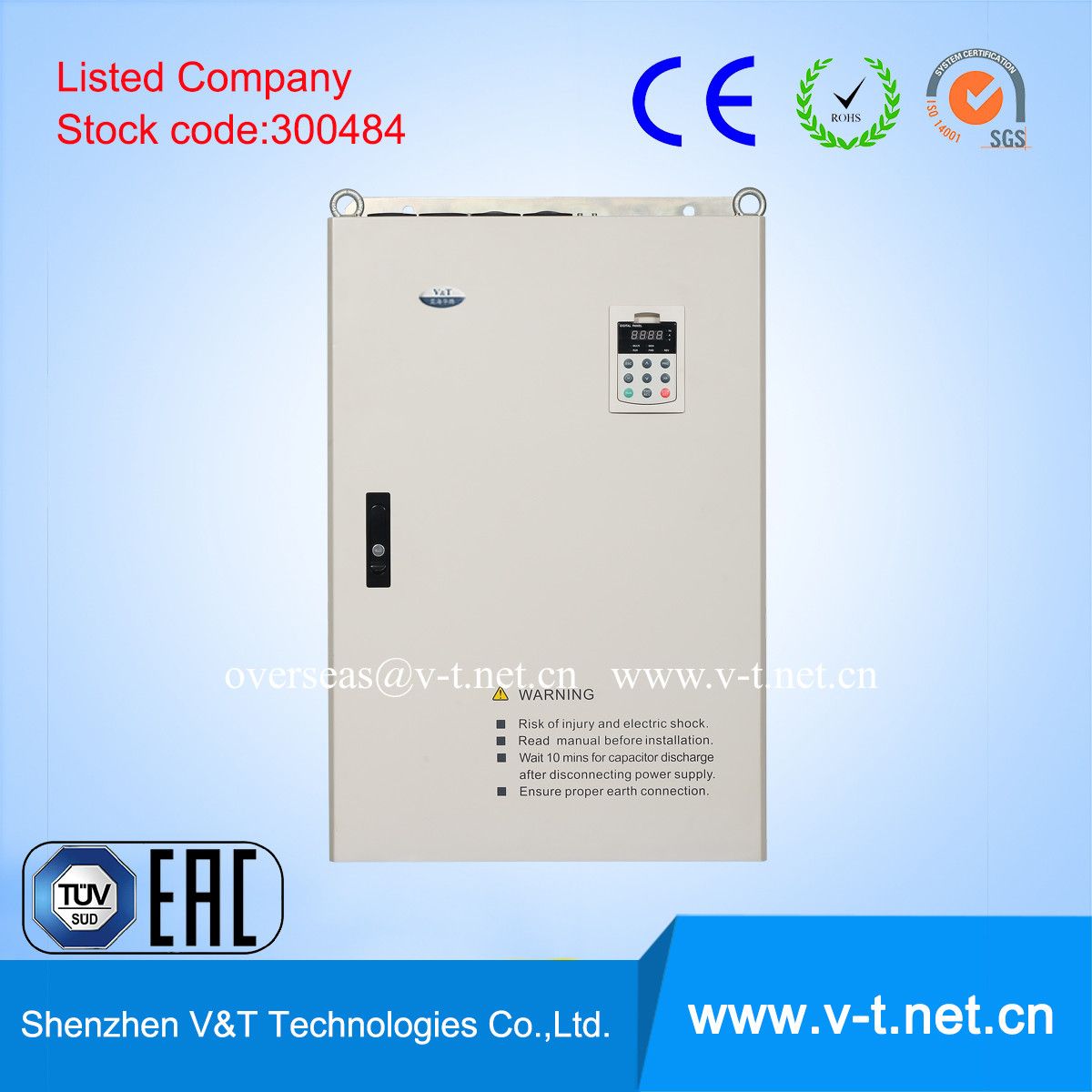 V&T V5-H 132kw High Performance Variable Frequency Drive