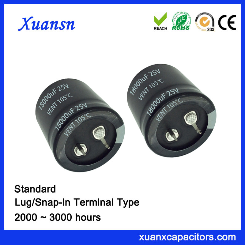 18000UF 25V Standard Socket Snap in Capacitor
