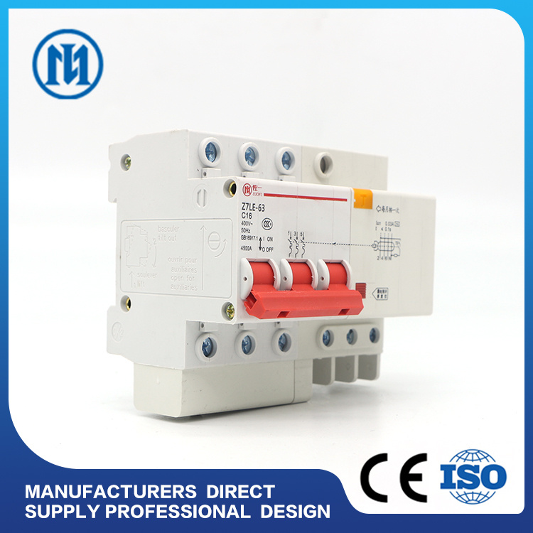 Dz47 C45le Residual Current Circuit Breaker RCCB RCBO MCB MCCB