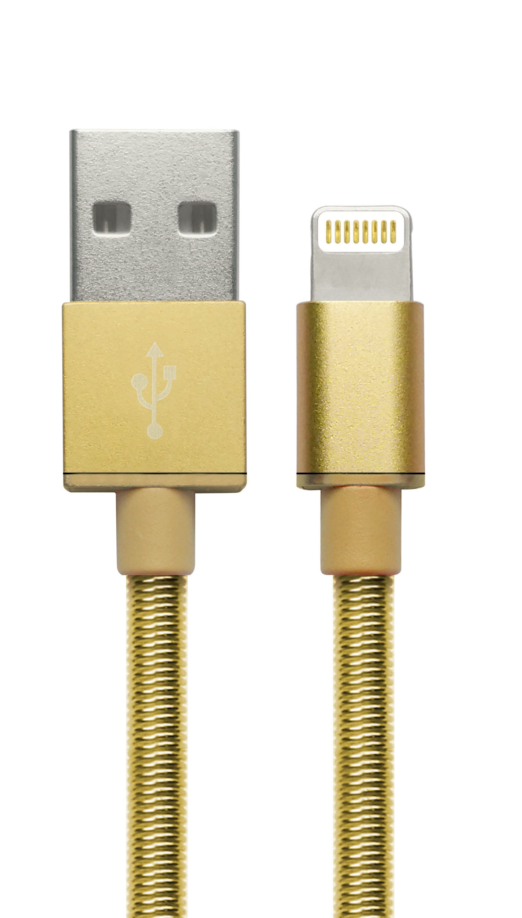 Mfi Certified  Lightning Metal Cable USB Charger for Apple iPhone 5s 6s 7 8 Plus X