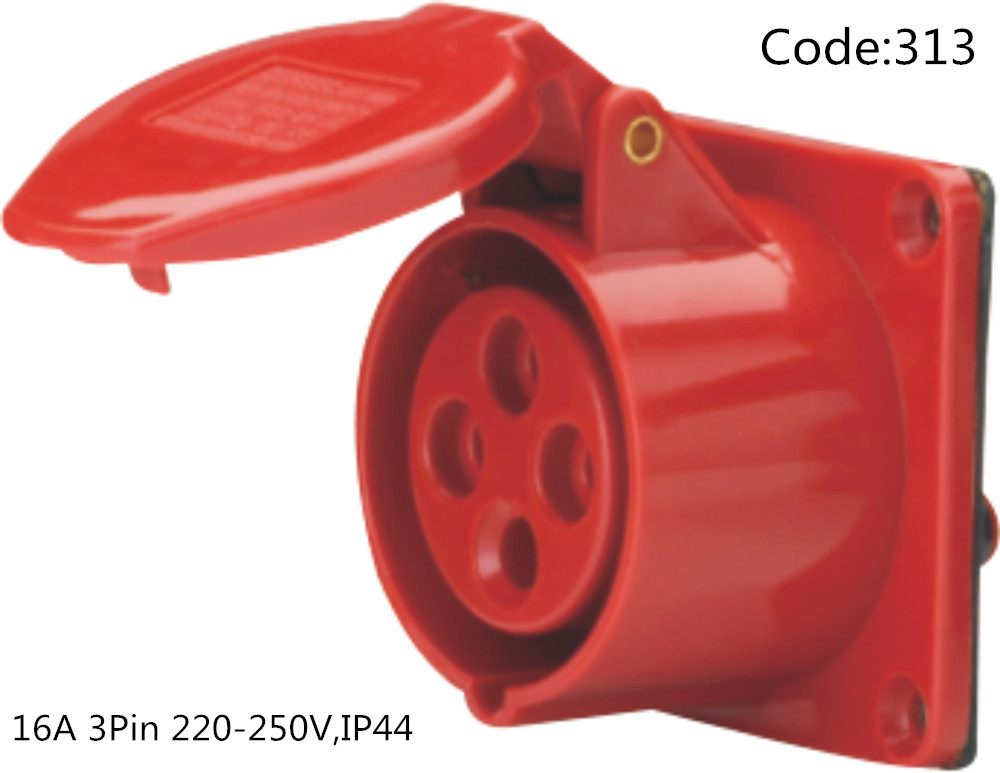 16A Industrial Panel Socket