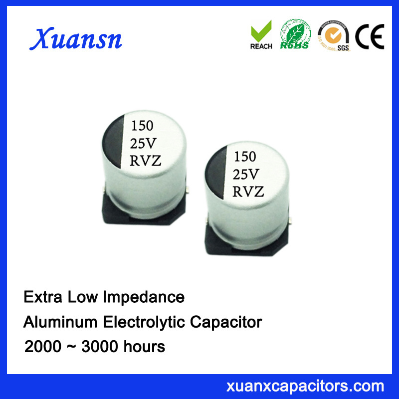 Cheap 150UF 25V Chip Aluminum Electrolytic Capacitor