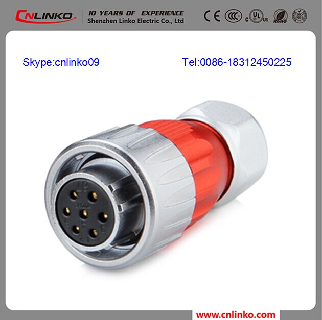 Outdoor 7pin Female Connector for Communication Device