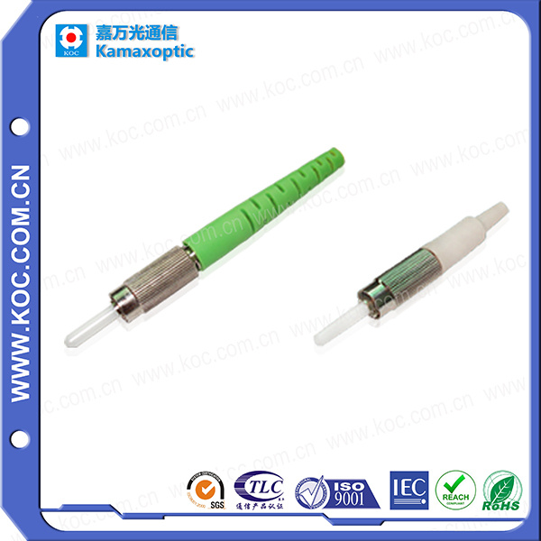 DIN Connector with Low Loss and Green/White Boot