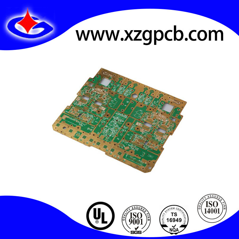 Fr4 4 Layer Golden Plating Customized PCB for Radio Circuit