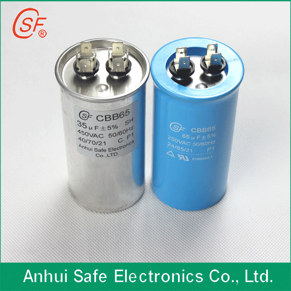 High Quality Cbb65 Air Conditioner Lighting Aluminum Capacitors