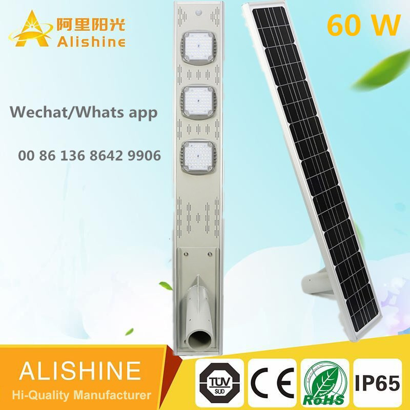 Solar LED Street Light with 60W LED Lighting