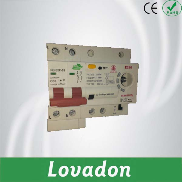 Ckle2p-65 Earth Leakage Circuit Breaker ELCB