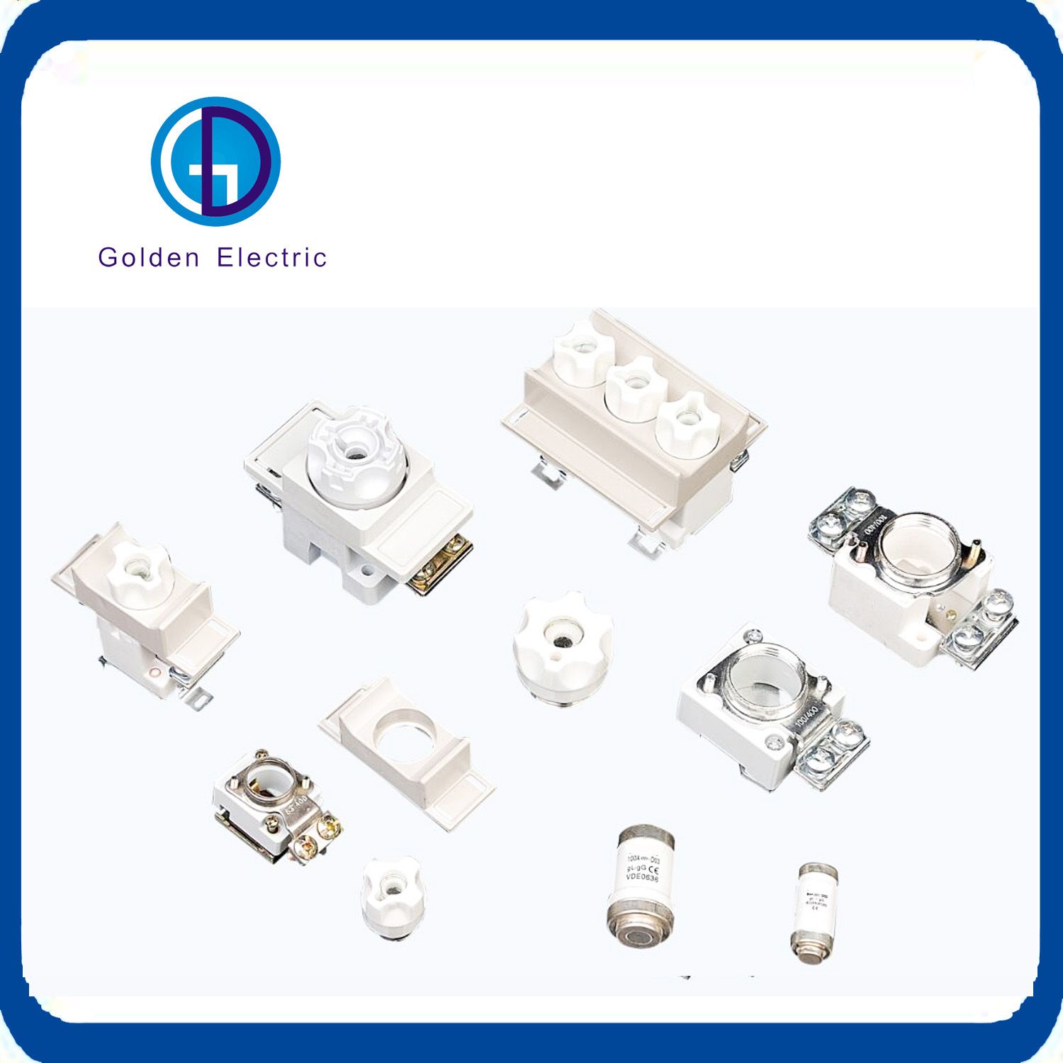 R026 D02 63A D03 100A White Ceramic Fuse Link