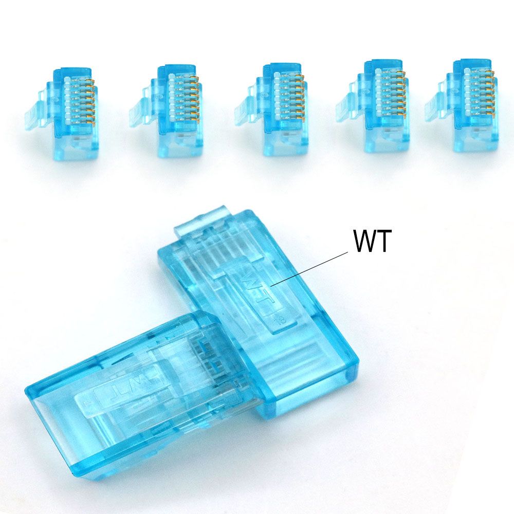 8p8c RJ45 Plugs Jack Male Ethernet Cable Connector