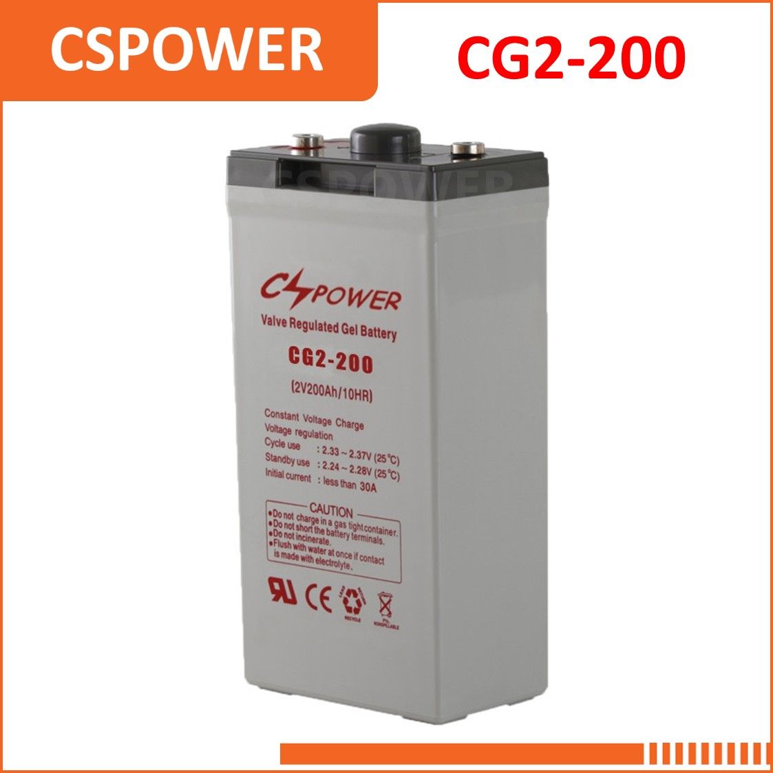 China Factory 2V200ah High Temperature Gel Battery - Solar Power System