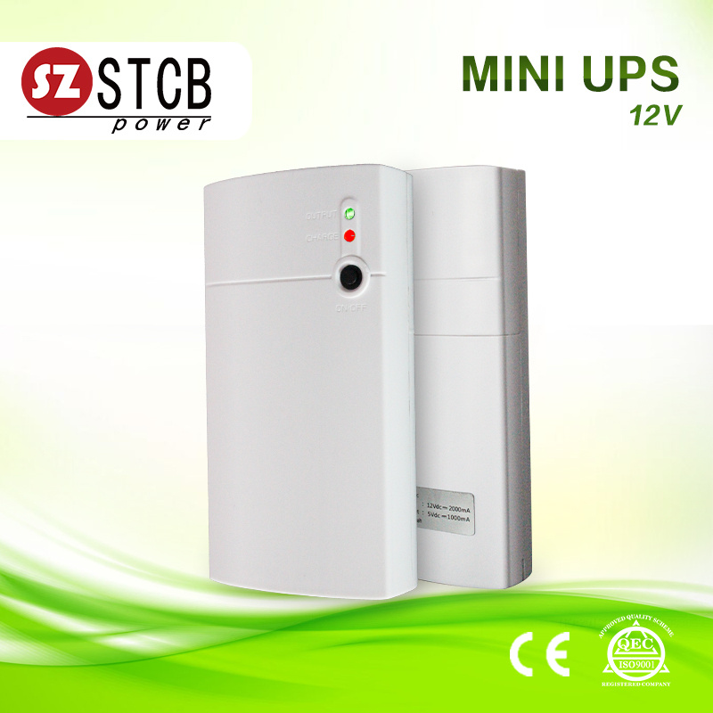 12V DC Output Mini UPS with 5V USB Port