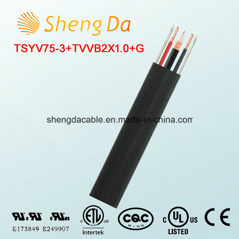 Tsyv75-3+Tvvb2X1.0+G Special Cable CCTV Cable for Elevator