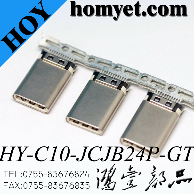 Made in China Mobile Phone Assembly Electrical 24pin USB 3.1 Type C Connector