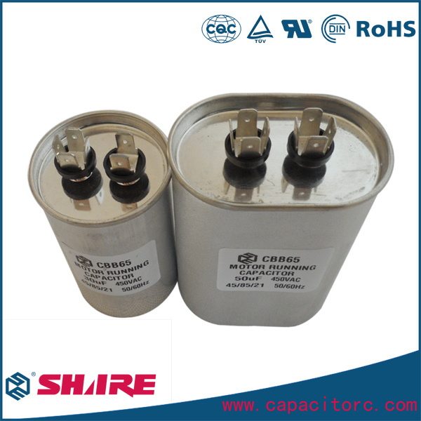Air Conditioning 60UF 450VAC 500VAC Cbb65 Capacitor