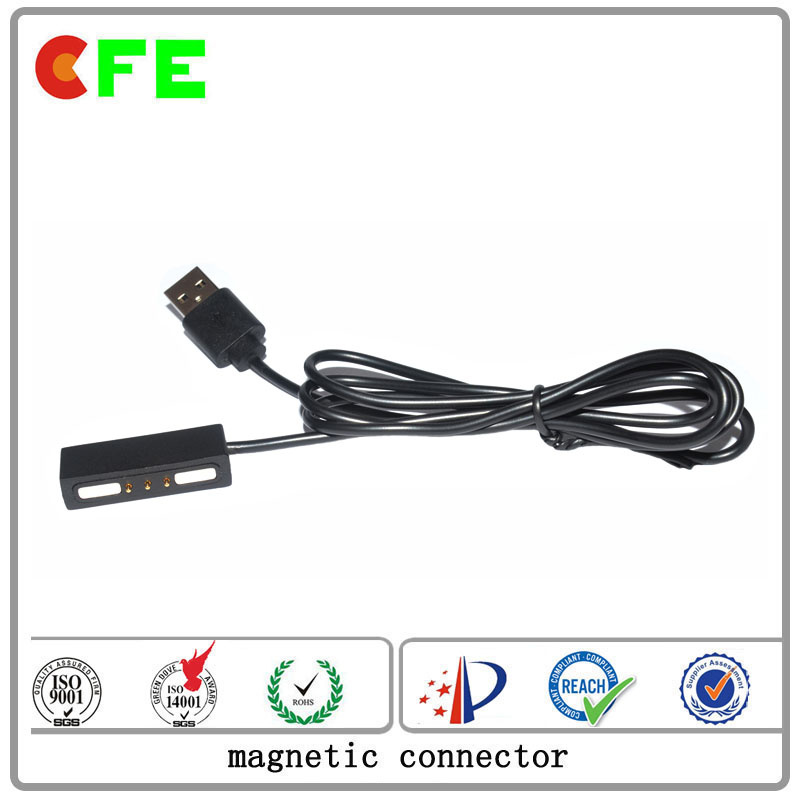 3pin Electronic Magnetic Cable Connector for Charging Supplier