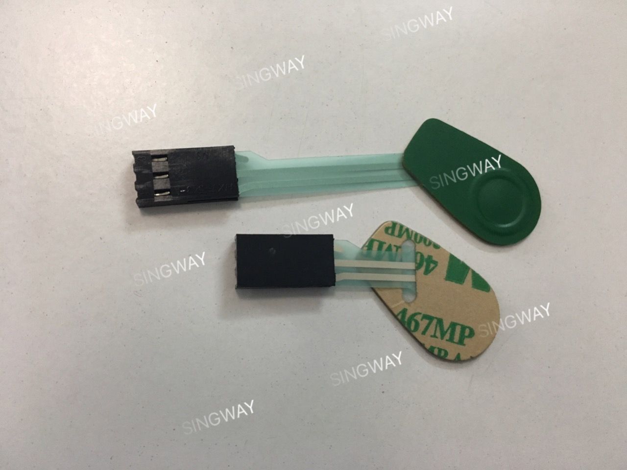 Custom Pet Dome Graphic Overlay Membrane Switch One Butt