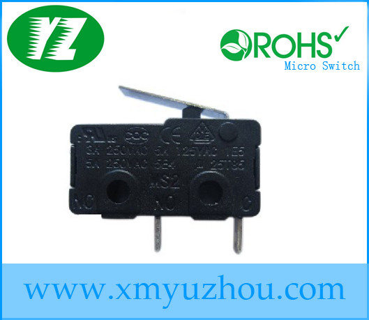 Tiny Sensitive Push Button Limit Micro Switch 250V