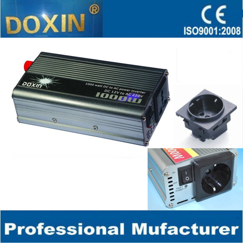 Peak Power 1000W Power Inverter with EU Plug