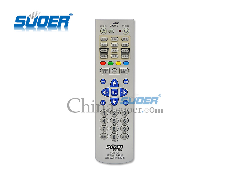 Suoer Reasonable Price Universal TV Remote Control for Set Top Box (SON-901)