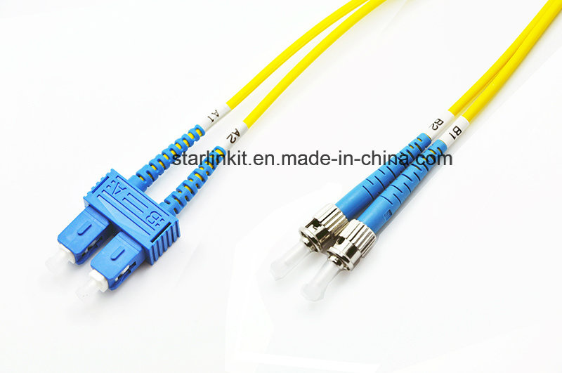 Sc FC Duplex Single Mode Fiber Optic Patch Cord Cable