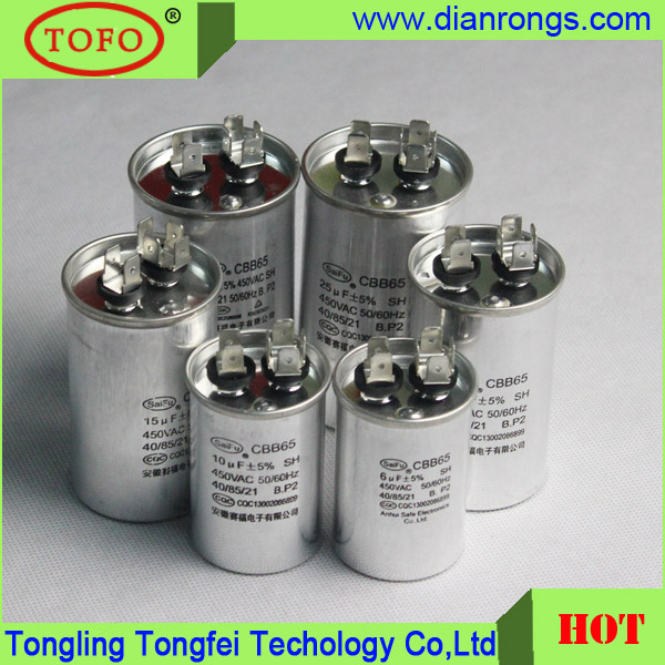 Part of Air Conditioner Cbb65 AC Motor Run Capacitor