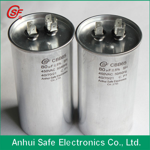 Cbb65 AC Motor Capacitor (column, aluninum case, anti-explosion)