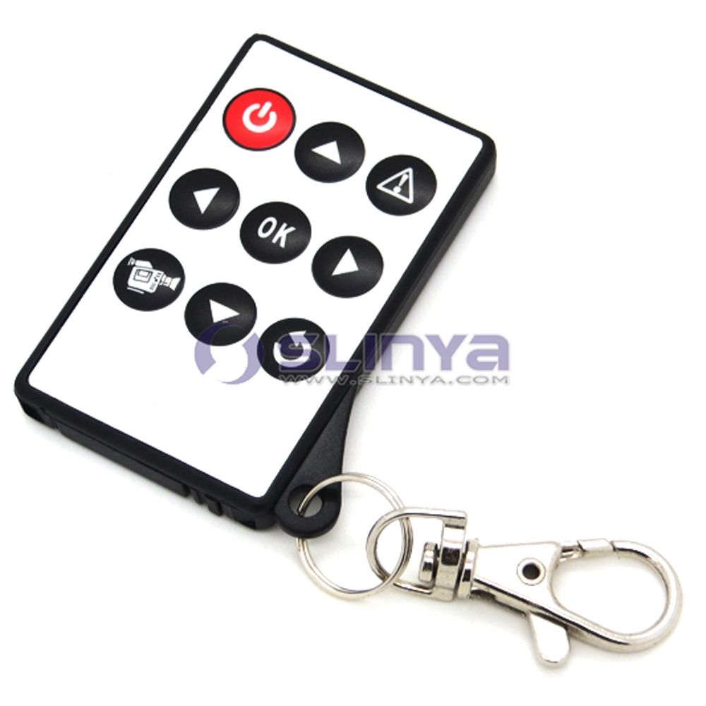 9 Buttons Key Ring Keychain Universal IR Wireless Remote Control for Camcorder