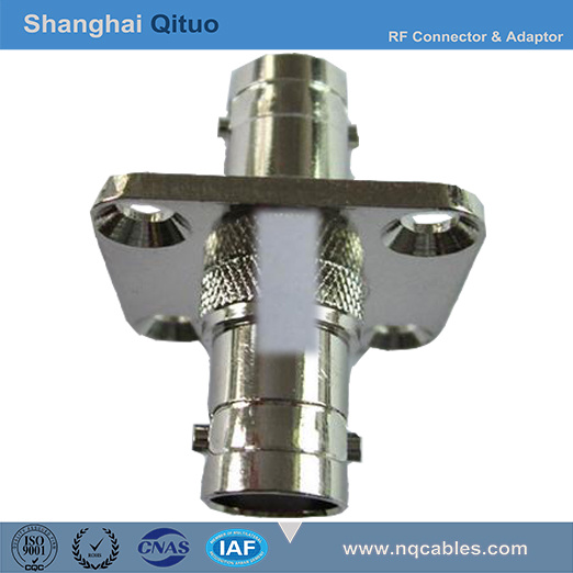 RF Connector Adaptor BNC Female Jack to BNC Female Jack Flange (BNC-50KKF)