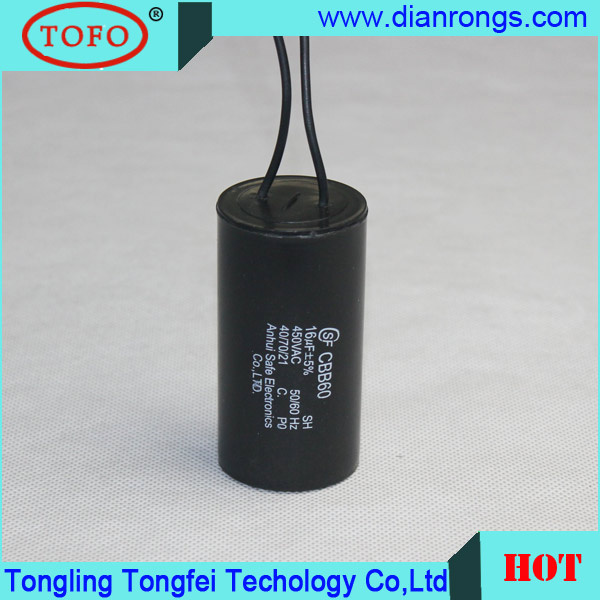 18UF Sh 450V Cbb60 Capacitor