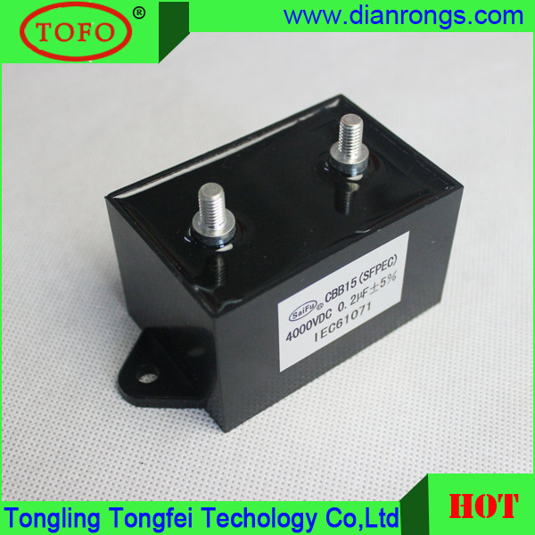 Capacitor Welding Machining Cbb15 DC Link Capacitor
