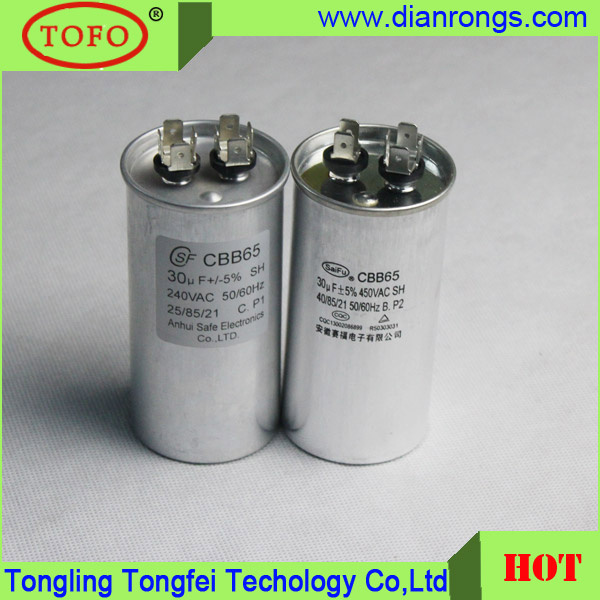 AC Motor Run and Start Capacitor (CBB65)