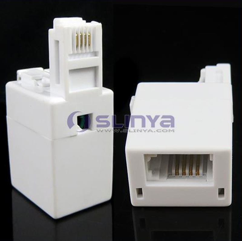 Rj11 Plug to Bt Telephone Socket Phone Socket Plug Adapter Converter Us to UK Phone Adapter