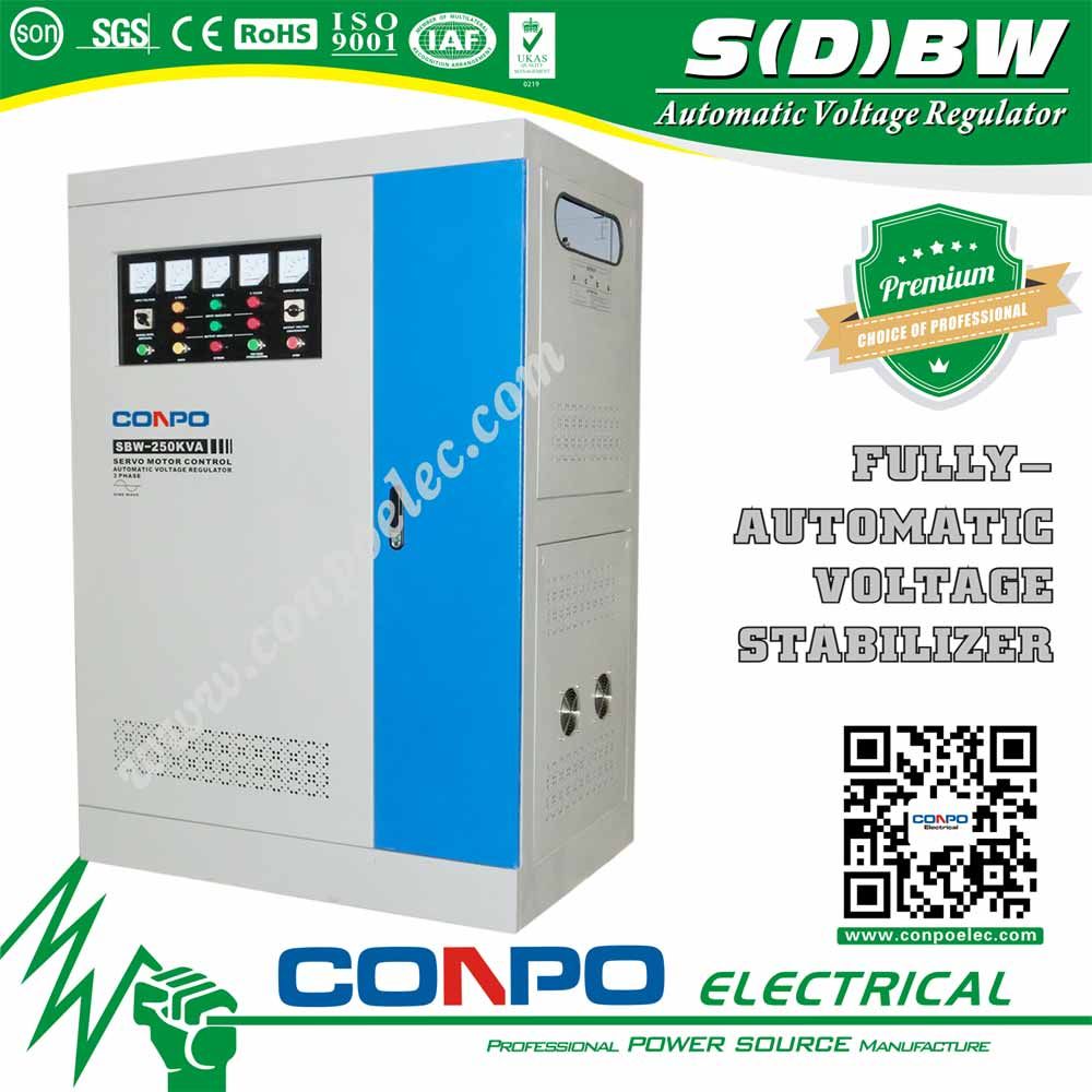 SBW Series Full-Auotmatic Compensated Voltage Stabilizer/Regulator