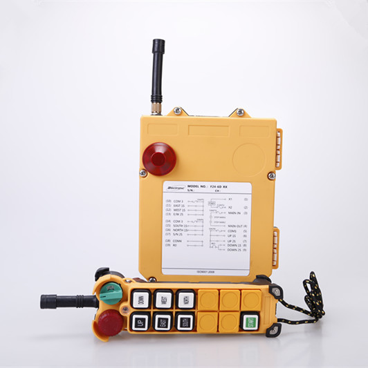 6 Dual Speed Push Button Industrial Wireless Remote Control