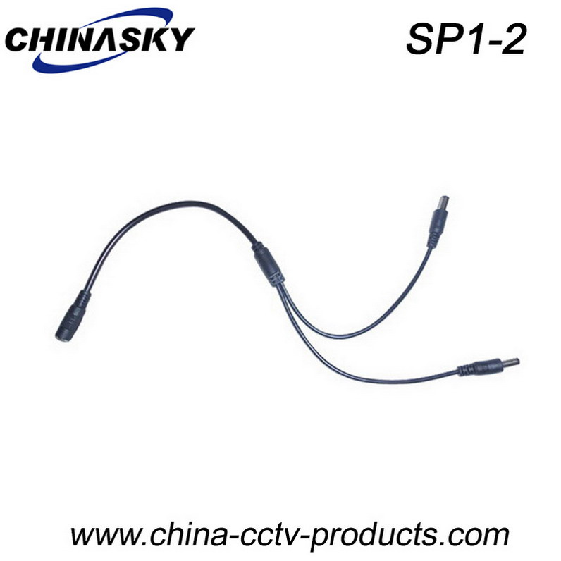 1 to 2 Way 12 mm CCTV Power Splitter DC Cord (SP1-2)