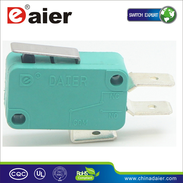 Kw1-103-2A Micro Push Switch with Shor Lever 3 Pins