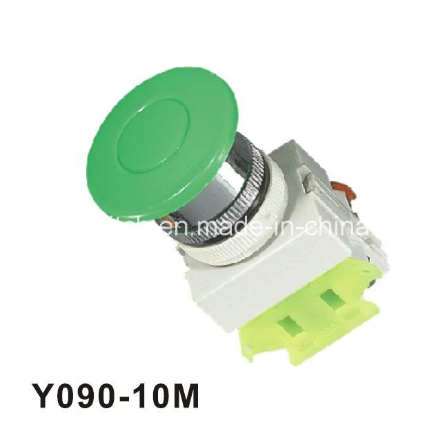Y090-10m Auto-Return Emergency Stop Mushroom Pushbutton Switch
