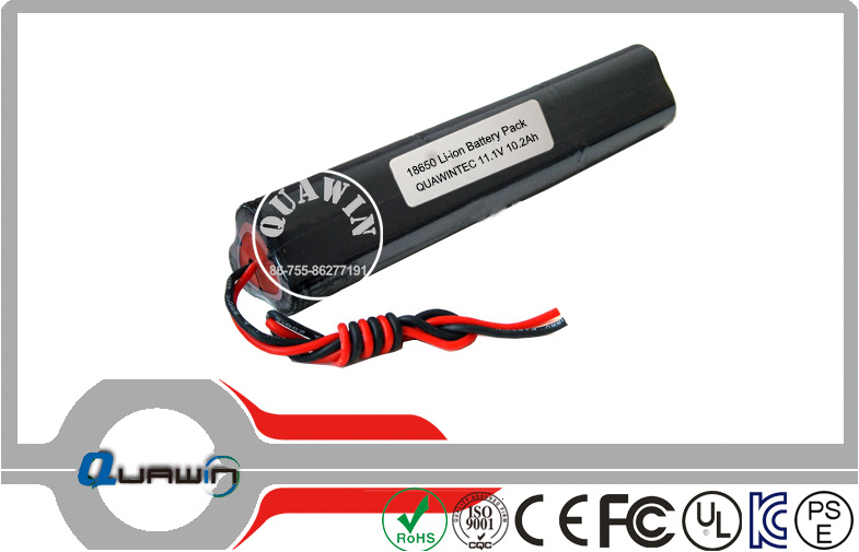 3s3p 11.1V 10200mAh Lithium Battery