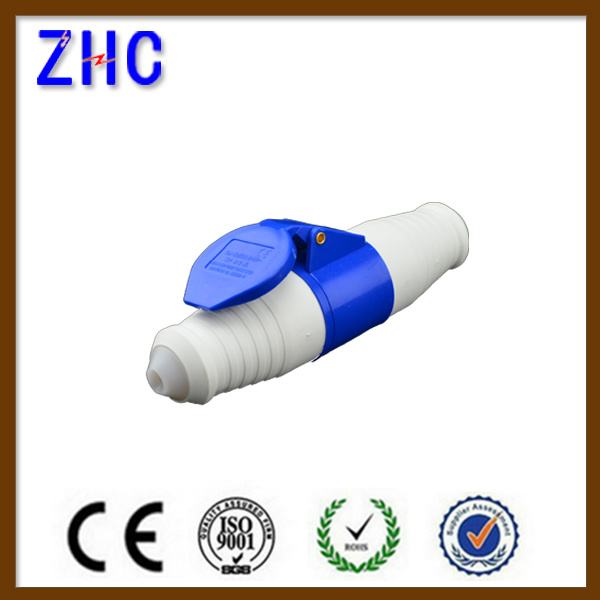 Waterproof IEC Standard Single Phase 2p+E Male Plug
