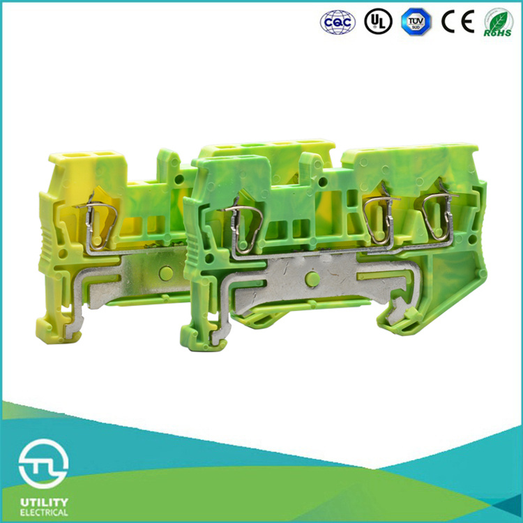 Utl Cage Clamp Wire Spring Mounting Connector Terminal Block