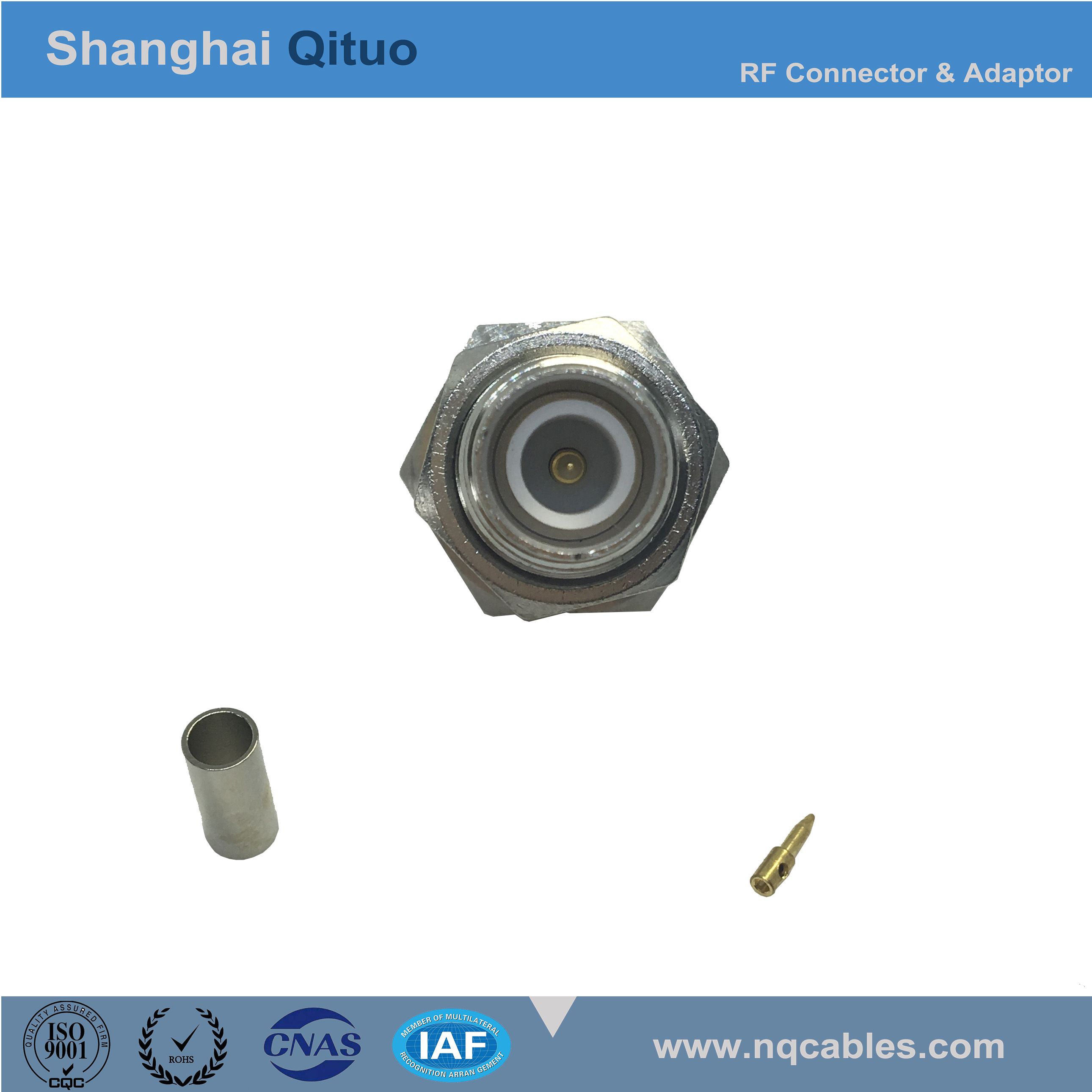RF Connector TNC Reversed Polarity Straight Female Jack End-Tooth Crimp for Rg316 or Rg174 Cable (TNC-RP-KY-C-1.5)