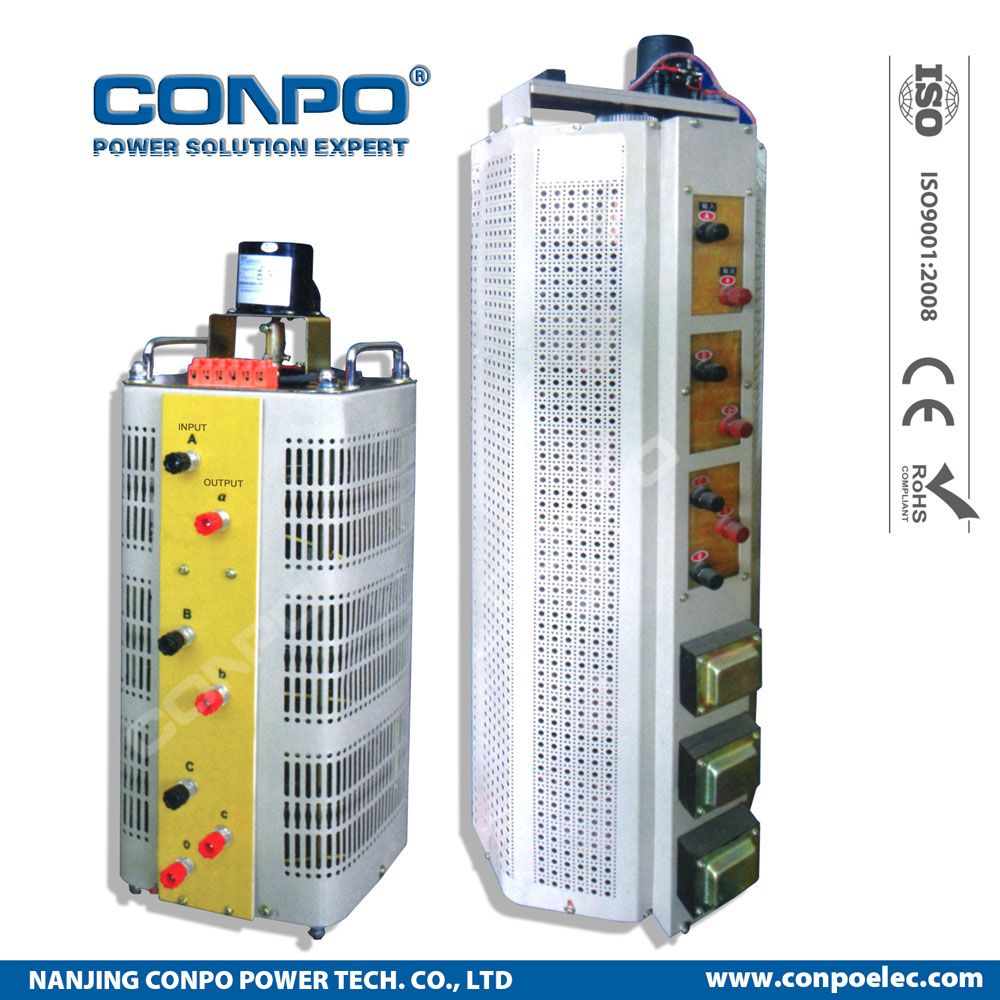 Tsgc2-3kVA~30kVA 3phase Electric Motor Voltage Regulator/Variable Transformer