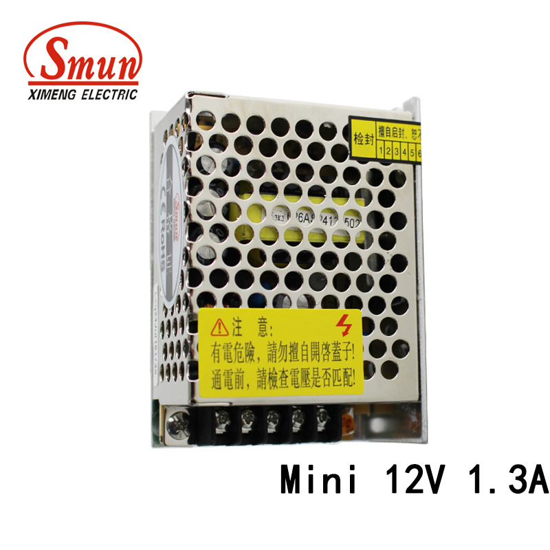 Smun as-15-12 15W 12VDC 1.3A Small Size Switching Power Supply