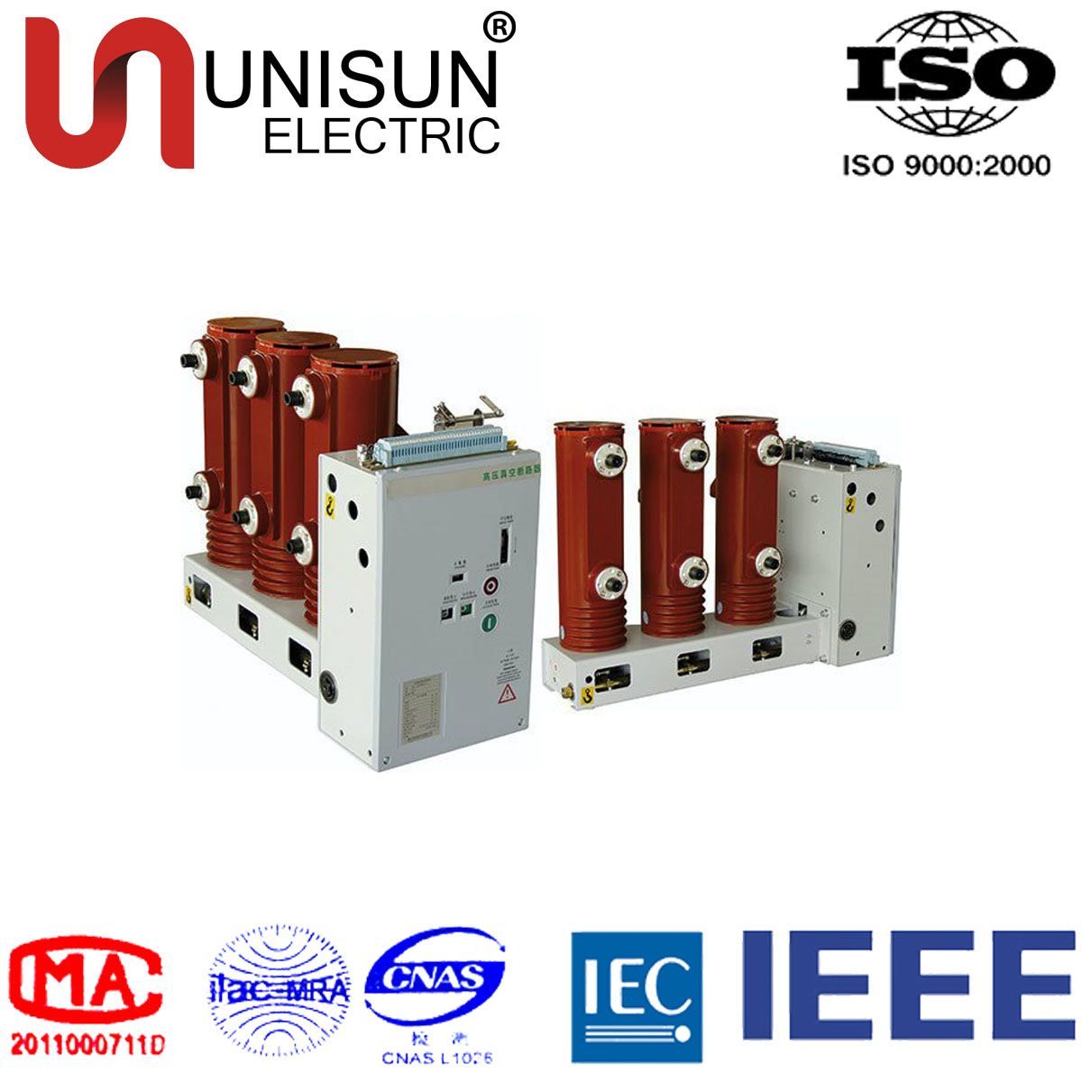 Withdrawable Type 3 Pole Vacuum Interrupter