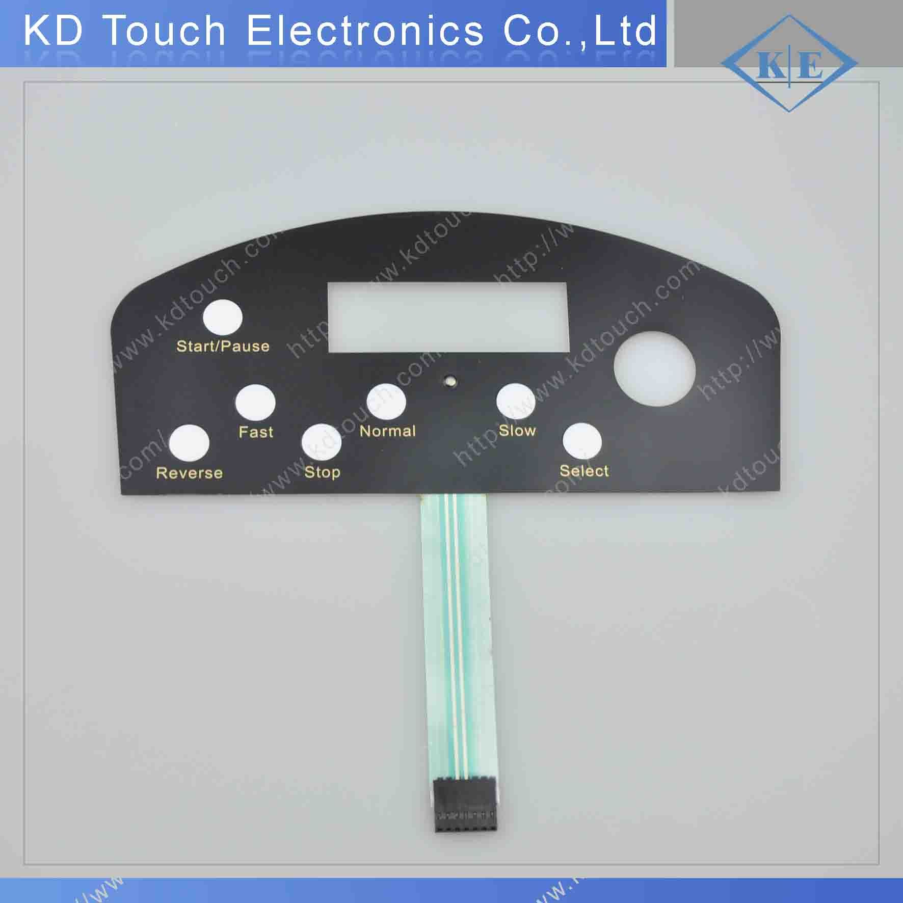 Push Button Metal Dome Membrane Switch with Bi-Colored LEDs
