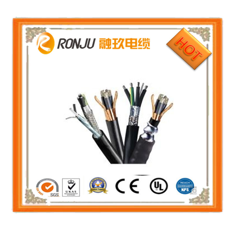 Silicon Rubber and Flame Retardant Flat Power Cable