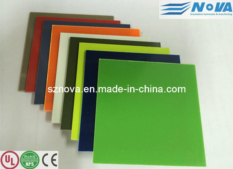 Multi-Colored G10 Laminate for Surfboard Fins